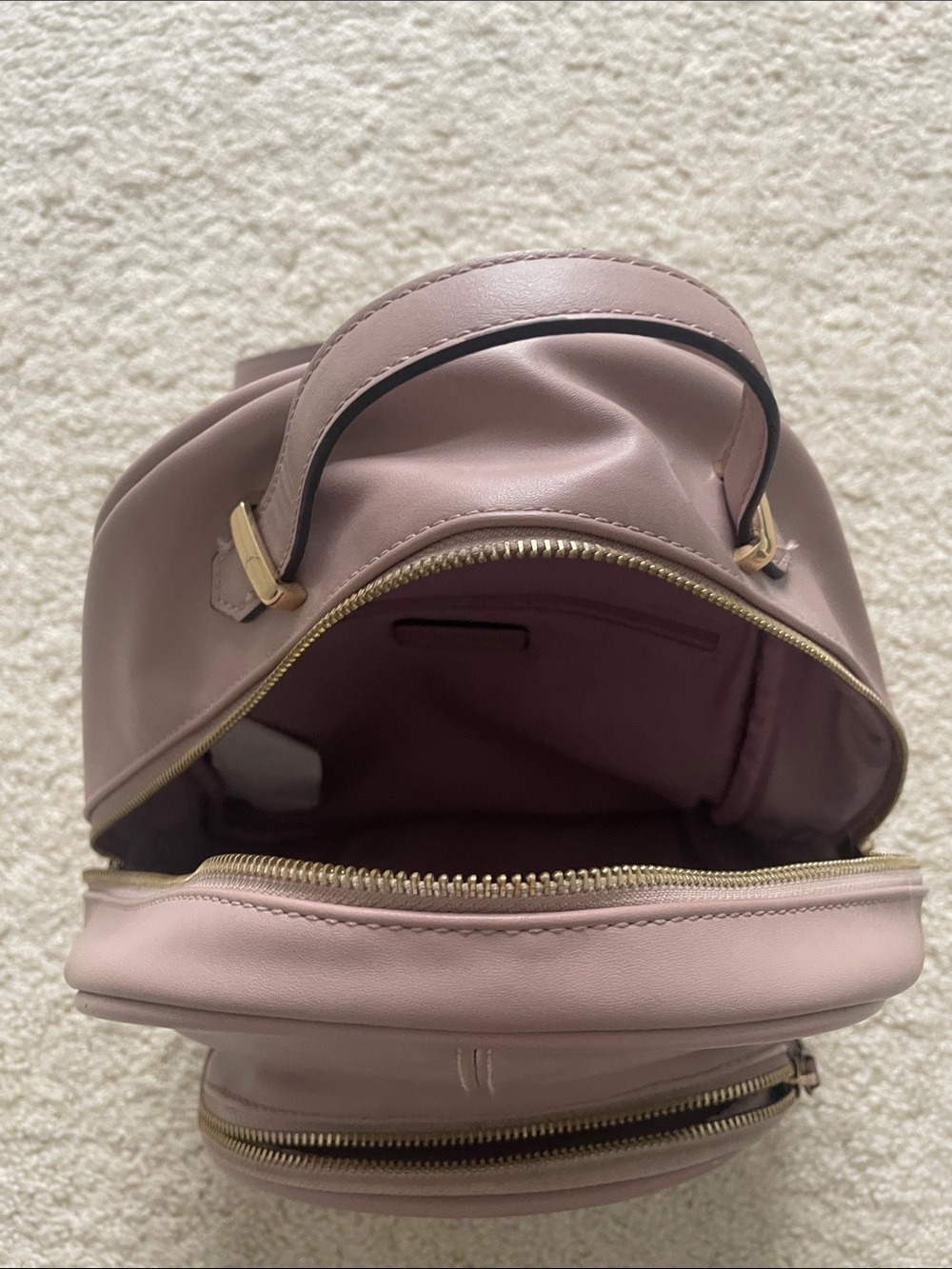 Call It Spring Dusty Pink Laser-Cut Mini Backpack - Picture 2 of 3